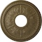 Ekena Millwork Tirana Ceiling Medallion (Canopies up to 4 3/4"), 13 7/8"OD x 3 3/4"ID x 1 1/4"P, Mississippi Mud CM13TIMMF - alternate 1
